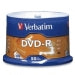 95101 - Verbatim 16x DVD-R Media dvds en blanco 4,7 GB DVD-R 50 pieza(s) 16 x