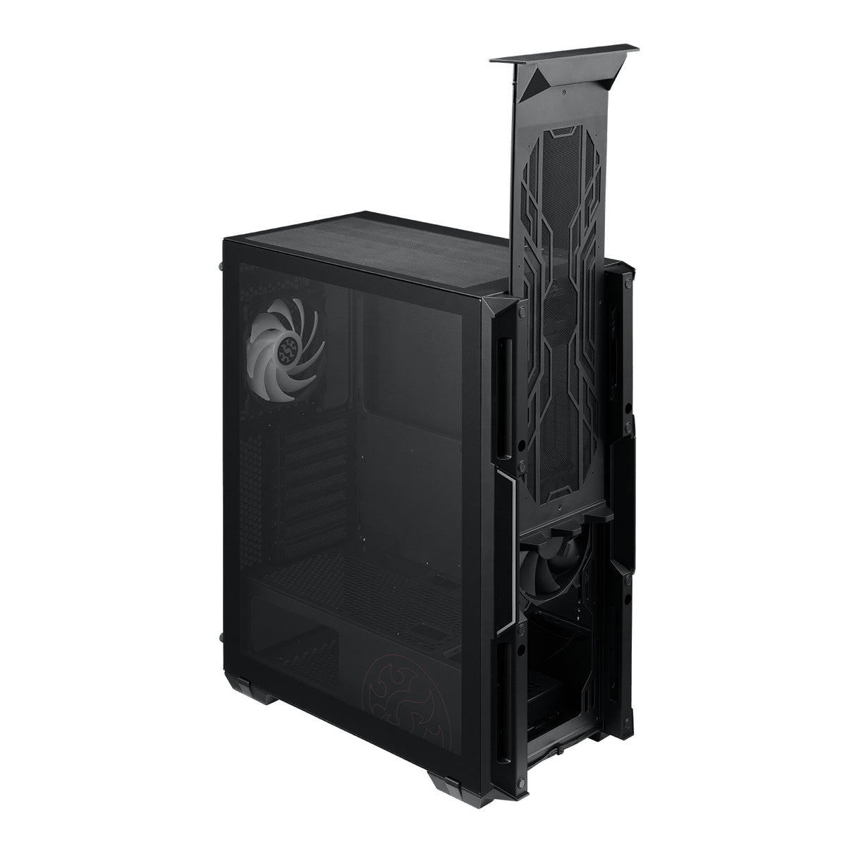 XPG STARKER AIR Torre Media Negra carcasas ordenador SPCC Torre PC Negro