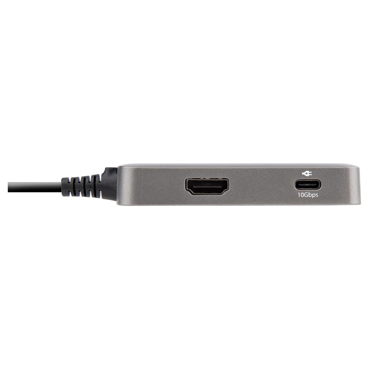 StarTech.com Adaptador Multipuertos USB C - USB-C a HDMI 2.0 4K 60Hz, PD con Paso de 100W - Hub USB de 3 Puertos de 10Gbps - Mini Docking Station USB Tipo C Portátil - Cable de 25cm Laptop Alámbrico USB 3.2 Gen 2 (3.1 Gen 2) Type-C 1 2