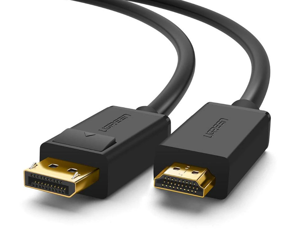 Ugreen 10239 adaptador de cable de vídeo 1,5 m DisplayPort HDMI Negro