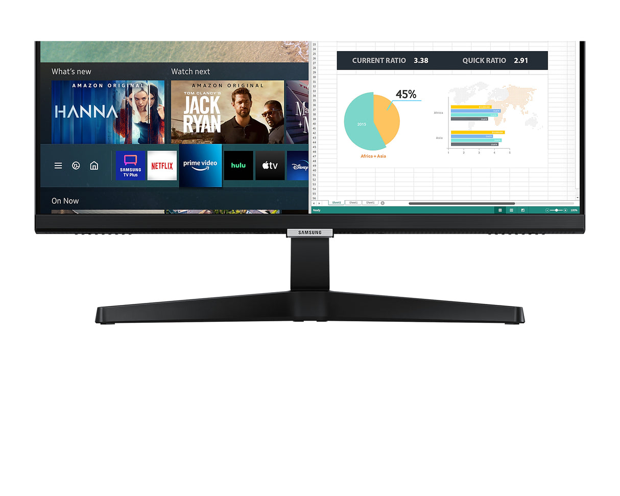 Samsung Smart Monitor Monitor 61 cm (24") 1920 x 1080 Pixeles Full HD LCD Wifi Negro