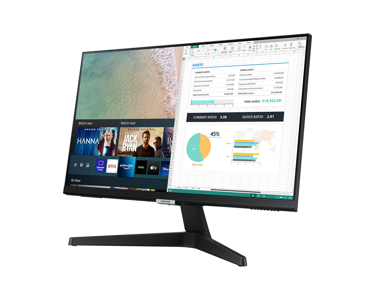 Samsung Smart Monitor Monitor 61 cm (24") 1920 x 1080 Pixeles Full HD LCD Wifi Negro