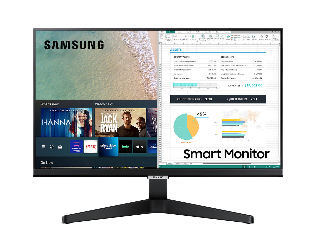Samsung Smart Monitor Monitor 61 cm (24") 1920 x 1080 Pixeles Full HD LCD Wifi Negro