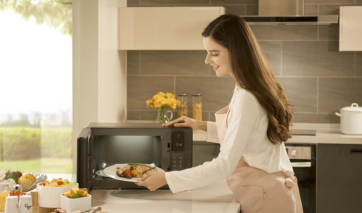 LG NeoChef MH1596DIR microondas Negro Microondas combinado Encimera 42 L