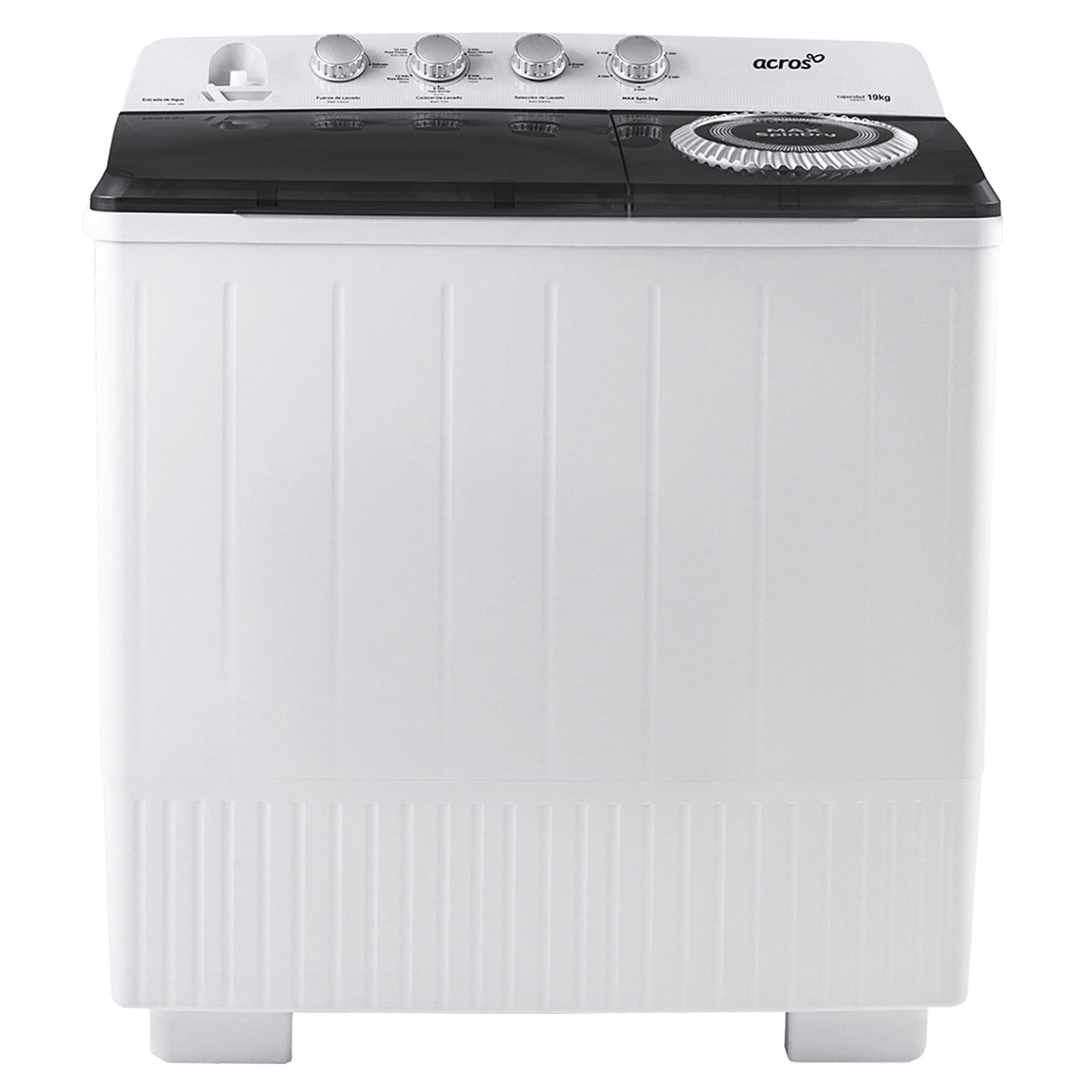 Acros ALD1945JE lavadora Carga superior 19 kg Blanco