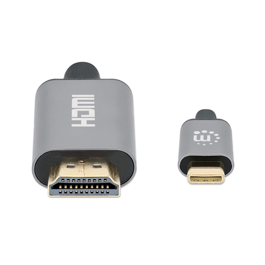 Manhattan Cable USB C a HDMI V3.1 2 Mts 4K, Macho a Macho