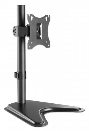 Manhattan Soporte de sobremesa para TV/monitores, montaje traseros tipo base, inclinación/giro/rotación, para pantallas
