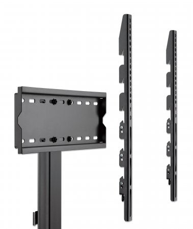 Manhattan Soporte de suelo ultradelgado para TV/monitores, para pantallas de 37" a 55", Compatibilid