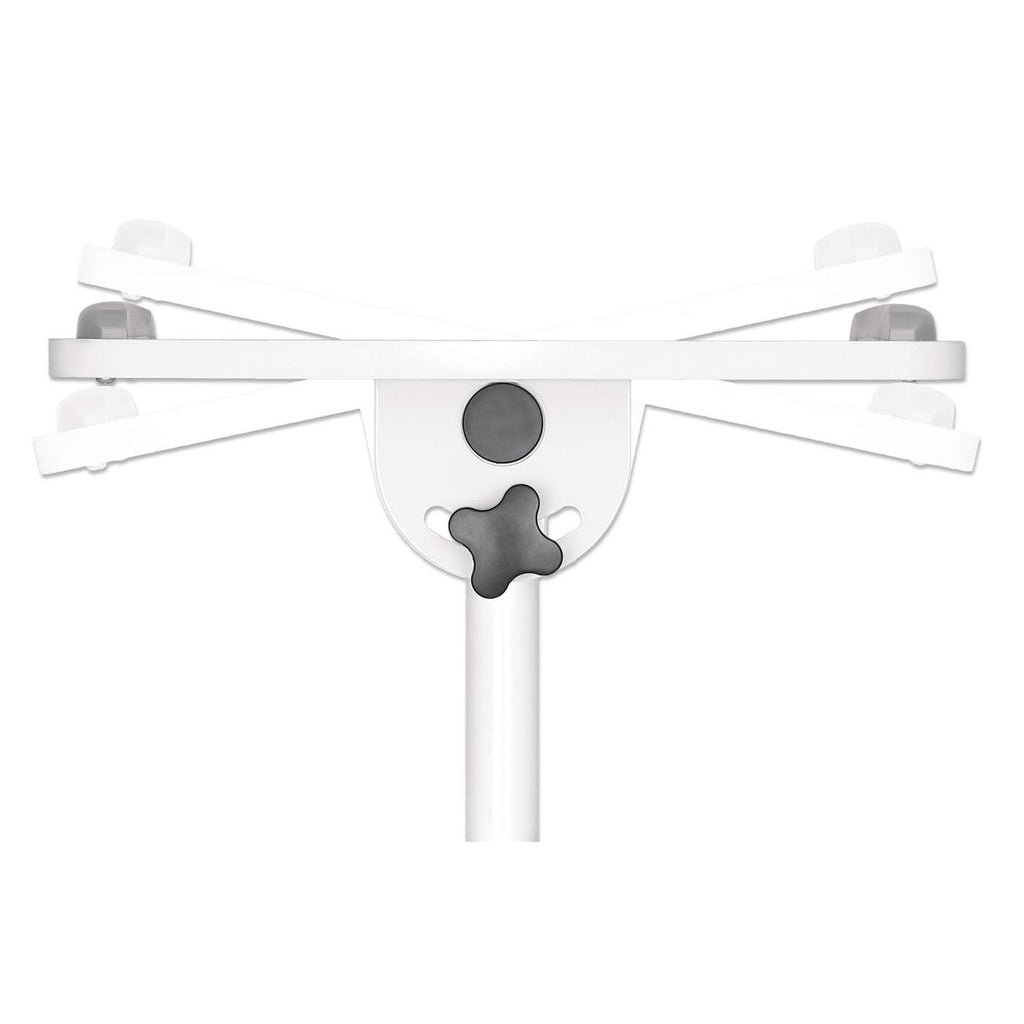 Manhattan Soporte de carrito para proyectores y laptops muebles y soportes para dispositivos multimedia Gris, Blanco Portátil/Proyector Carro multimedia 10 kg