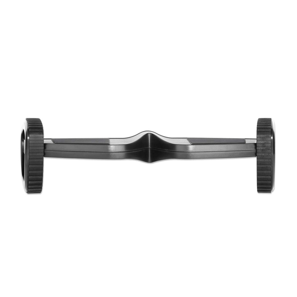 Manhattan Reposapiés ergonómico con balanceo soportes para el apoyo de pies Plástico Negro 10 kg 502 mm