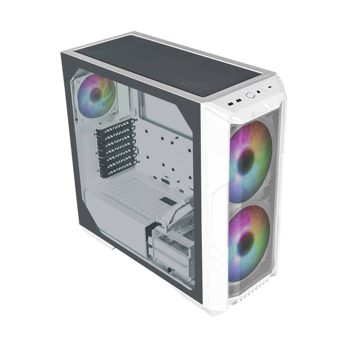Cooler Master HAF 500 Midi Tower Blanco, ATX, Micro ATX, SSI CEB, H500-WGNN-S00