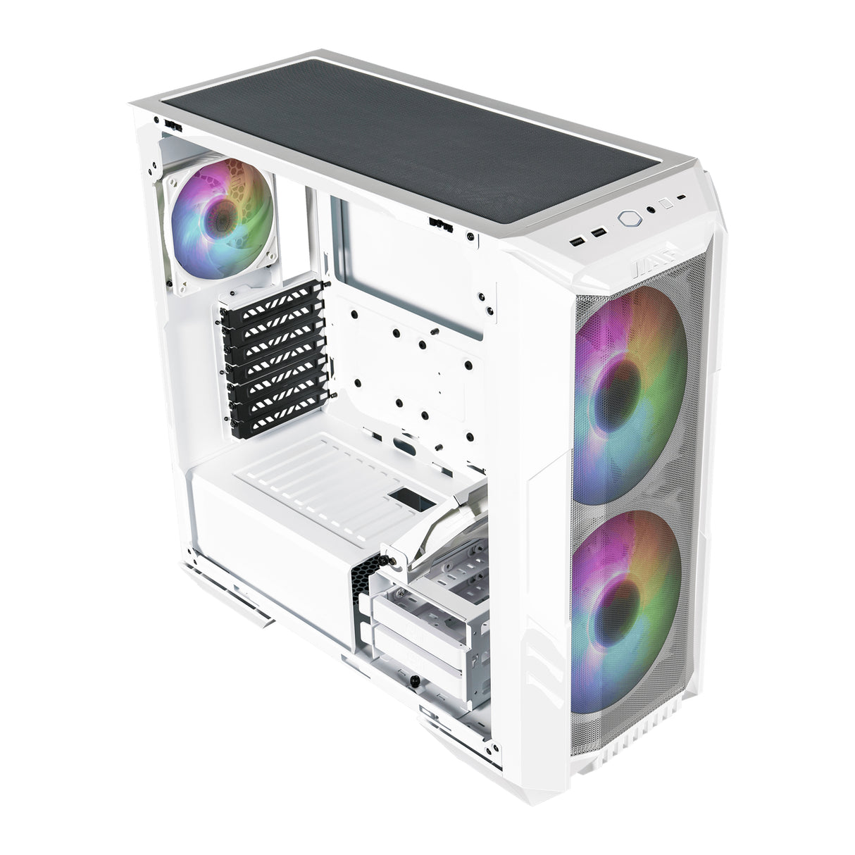 Cooler Master HAF 500 Midi Tower Blanco, ATX, Micro ATX, SSI CEB, H500-WGNN-S00