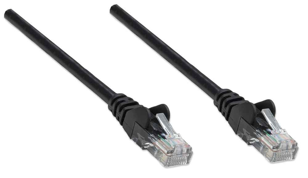 Intellinet Cable de red, Cat5e, UTP Cable Negro 7,5 m Cat5e U/UTP (UTP)