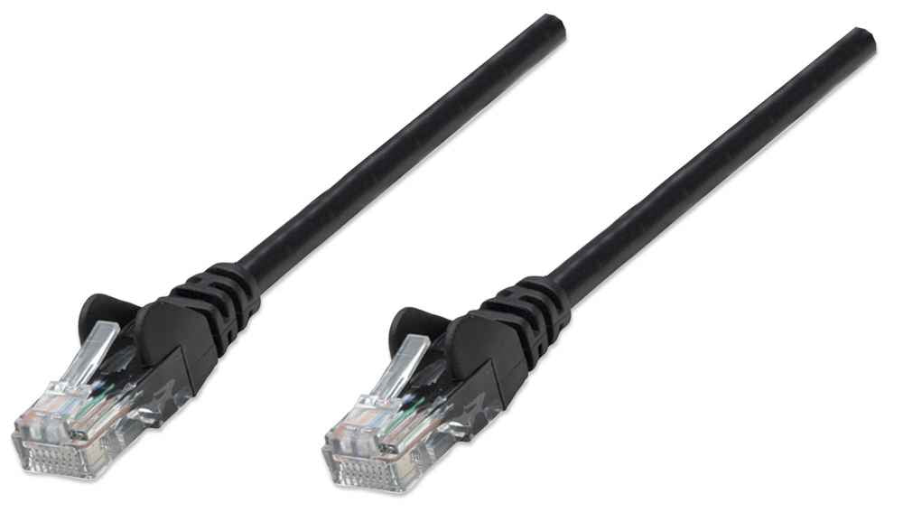 Intellinet Cable de red, Cat5e, UTP Cable Negro 7,5 m Cat5e U/UTP (UTP)