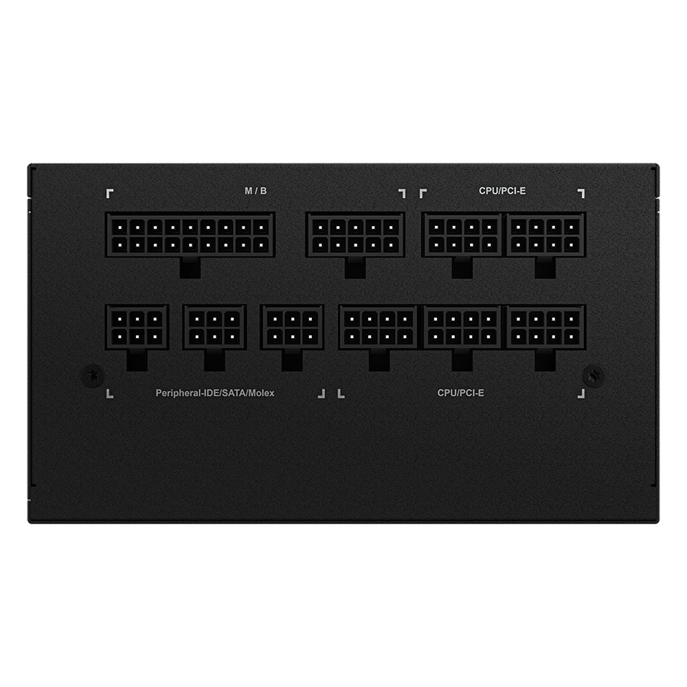 GIGABYTE GP-UD750GM unidad de fuente de alimentación 750 W 20+4 pin ATX ATX Negro, 100 - 240 V, Activo, 105 W