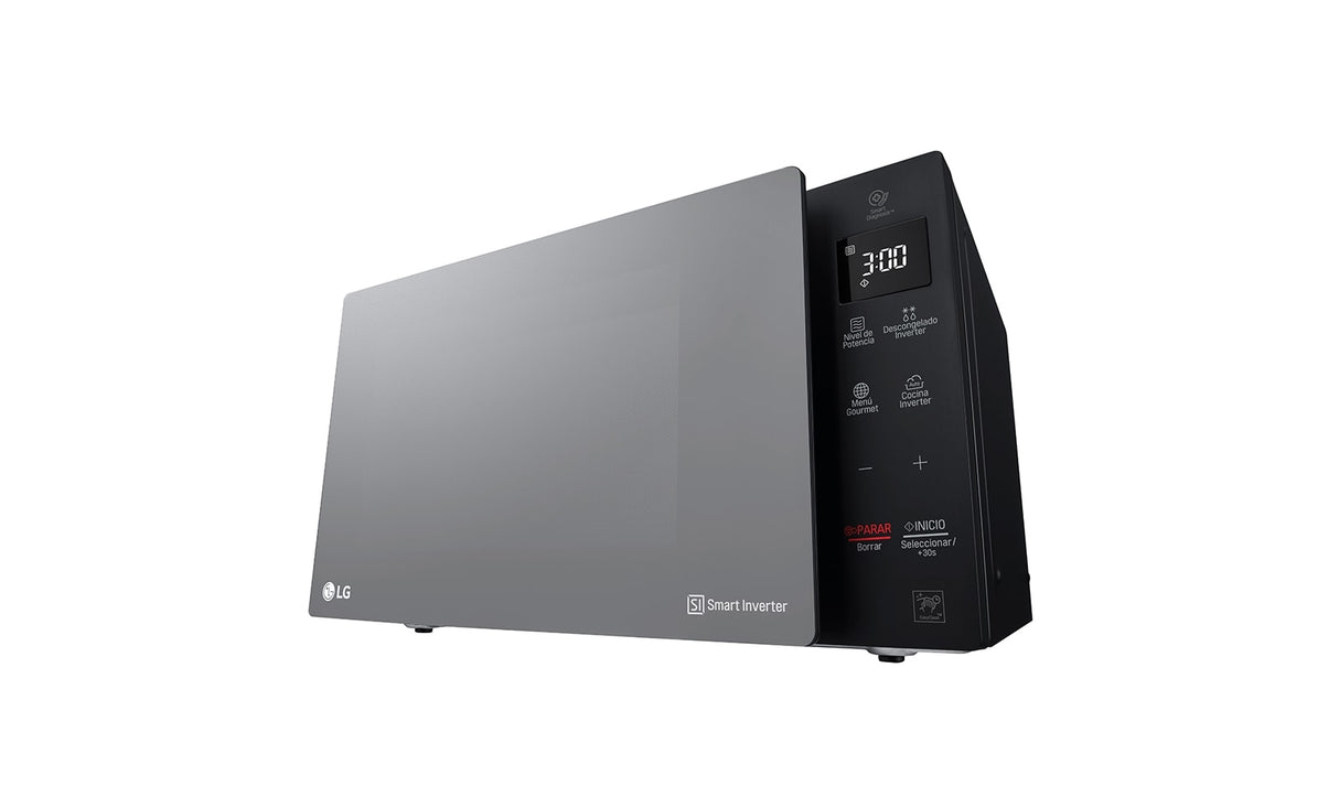 LG MS1536GIR microondas Negro, Espejo Solo microondas Encimera 42 L