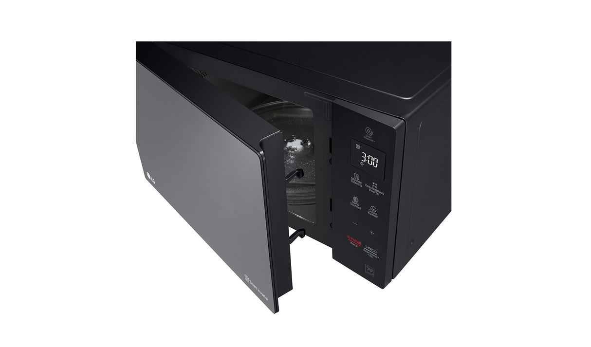 LG MS1536GIR microondas Negro, Espejo Solo microondas Encimera 42 L