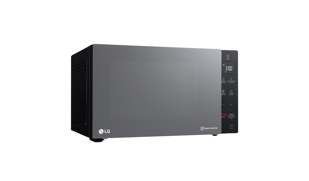 LG MS1536GIR microondas Negro, Espejo Solo microondas Encimera 42 L