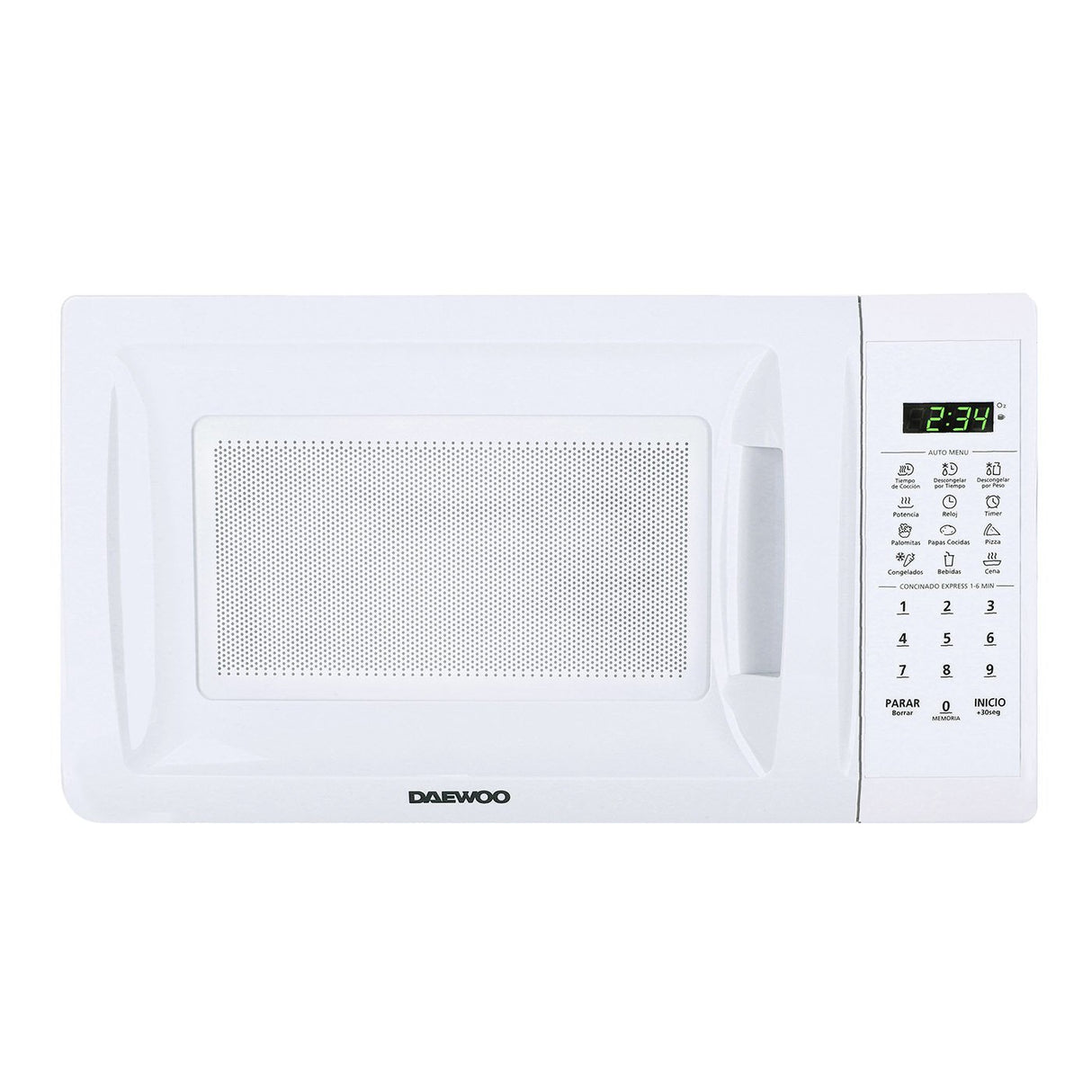 Daewoo DMDP07S2CW microondas Blanco Solo microondas Encimera 20 L