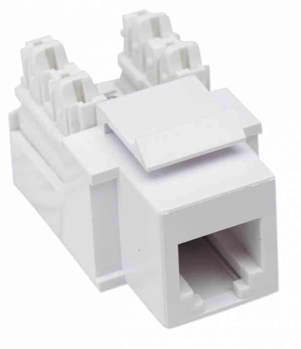Intellinet JACK RJ11 RJ12 KEYSTONE DE IMPACTO BLANCO módulos de conectores de red Plano Blanco RJ-11 RJ-12