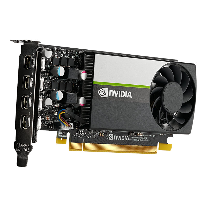 PNY VCNT10008GB-PB tarjeta gráfica NVIDIA T1000 8 GB GDDR6, 128 Bit, 5120 x 2880 Pixeles, PCI Express x16 3.0