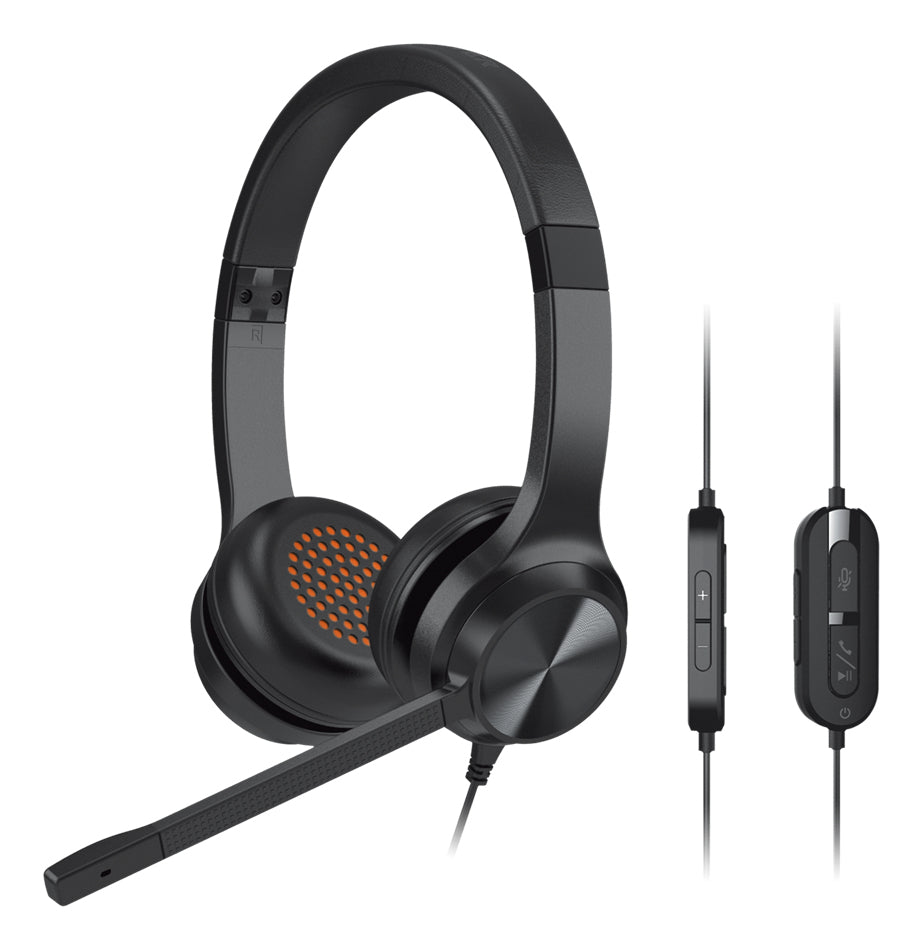 Creative Labs Chat USB Auriculares Alámbrico Diadema Oficina/Centro de llamadas USB Tipo C Negro, 20 - 20000 Hz, 206 g