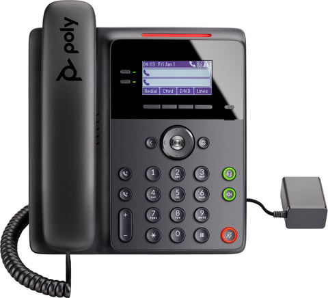 HP Poly Teléfono Poly Edge B30 IP y habilitado para PoE LCD