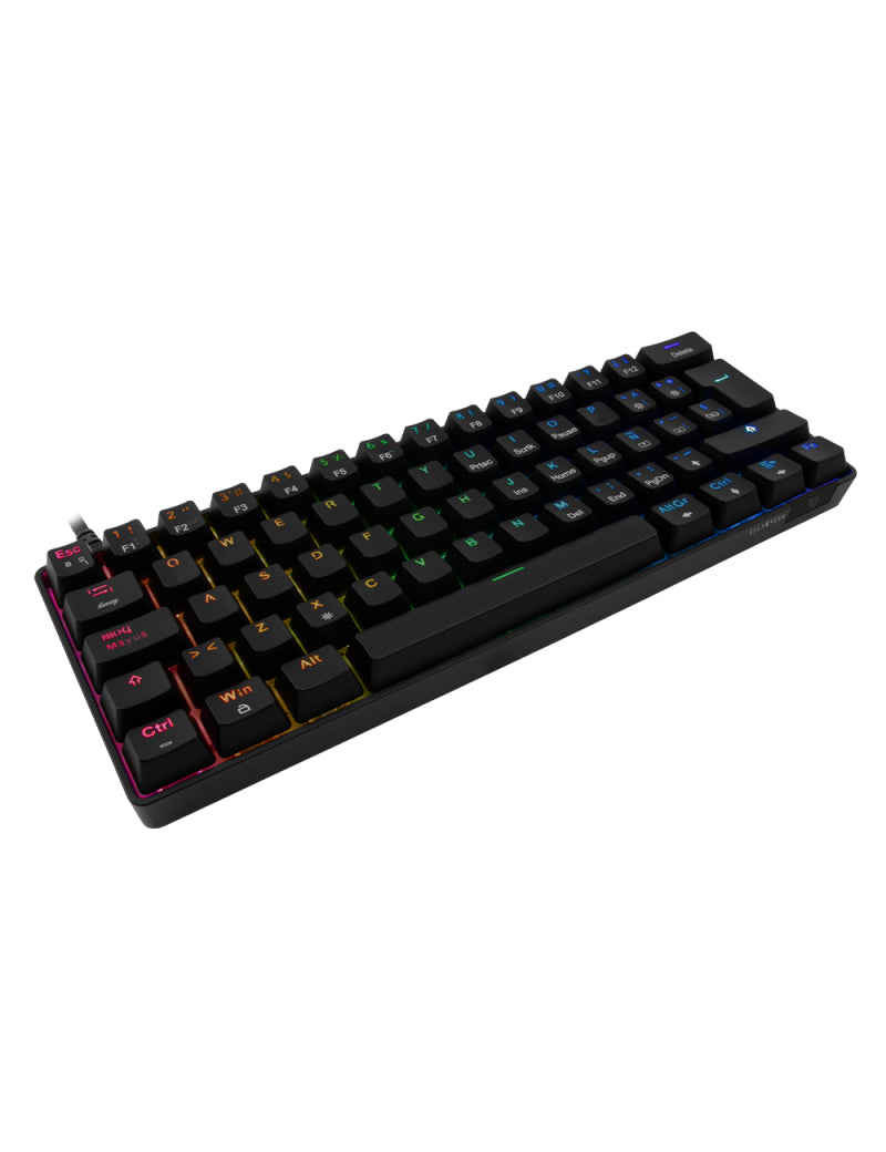 Balam Rush DOMINATE GK550 teclado Juego USB Negro, Alámbrico, Interruptor de llave optomecánica, LED RGB