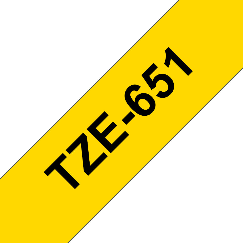 CINTA BROTHER TZE651 P/PT300/500/9500PC NGRO/AMA