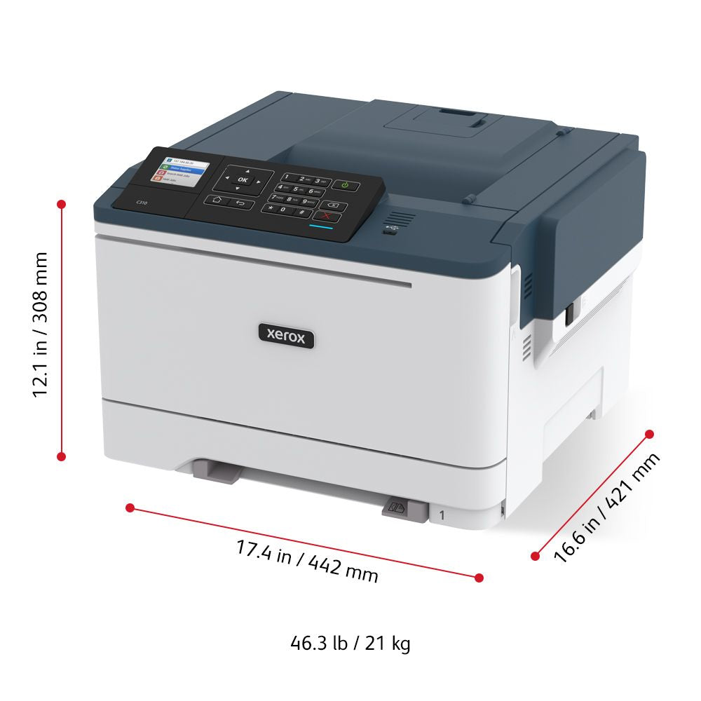 Xerox C310/DNI Impresora Laser WiFi Gris, Blanco