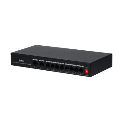 Dahua Technology PoE DH-PFS3010-8ET-65 dispositivo de redes 10 Fast Ethernet (10/100) 10 10,100 Mbit/s