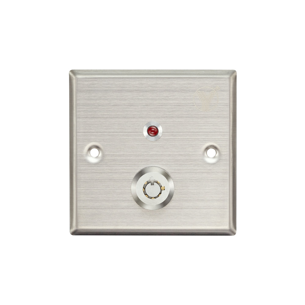 Yli Electronic YKS-850LS botón de salida Alámbrico, Acero inoxidable | Botones de salida
