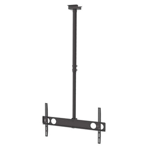 Manhattan Soporte de techo para TV/monitores, para pantallas de 37" a 75", altura ajustable de 105 a 156 cm, Compatibilidad VESA: de 200×200 a 800×400