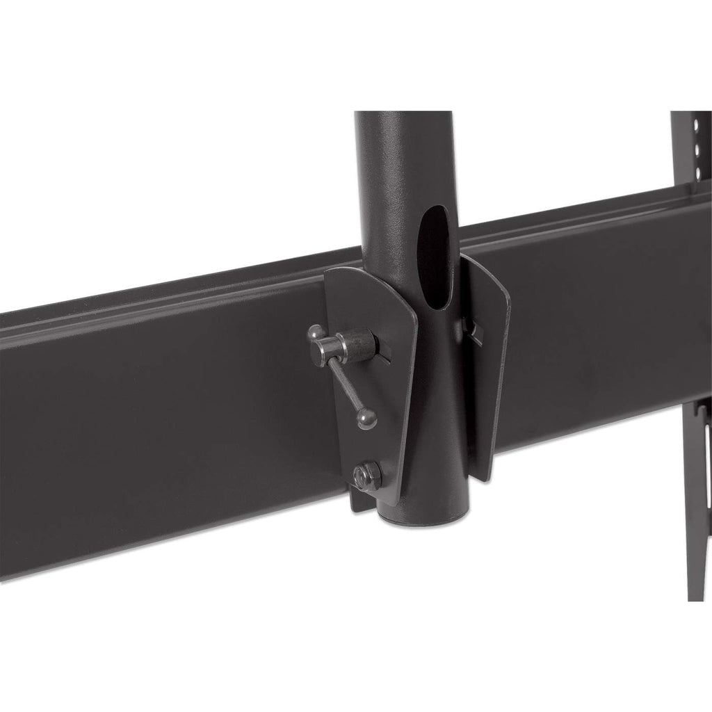 Manhattan Soporte de techo para TV/monitores, para pantallas de 37" a 75", altura ajustable de 105 a 156 cm, Compatibili
