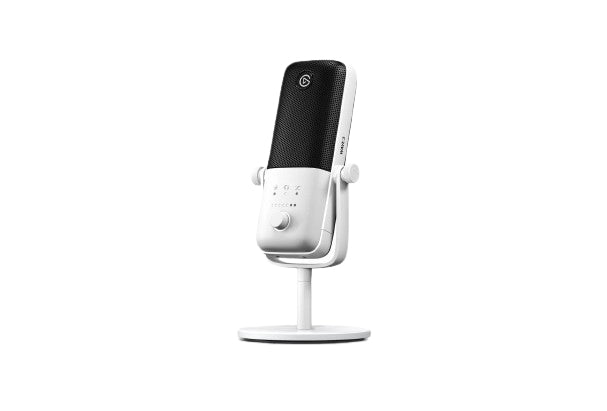 Elgato Wave 3 Blanco Micrófono de mesa, 120 Db, 70 - 20000 Hz, 24 Bit, 10MAB9911