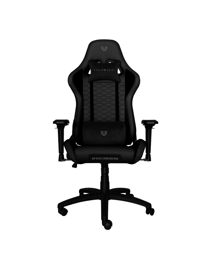 Balam Rush BR-932837 silla para videojuegos Silla de juegos para PC asiento acolchado Negro, 150 kg, respaldo acolchado,