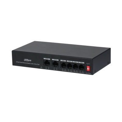 Dahua Technology PoE DH-PFS3006-4ET-36 dispositivo de redes 4 Fast Ethernet (10/100) 4 2