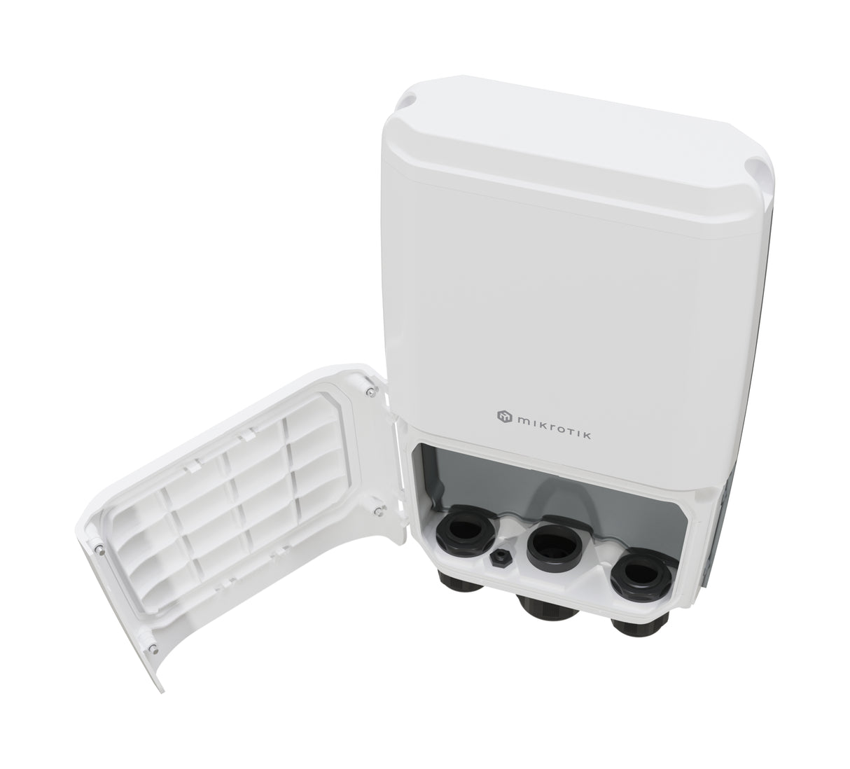 CRS305-1G-4S+OUT, FiberBox Plus, Switch exteriores CPU 800MHz, 512MB RAM, 1 EthGb, 4 SFP+, RouterOS/SwitchOS