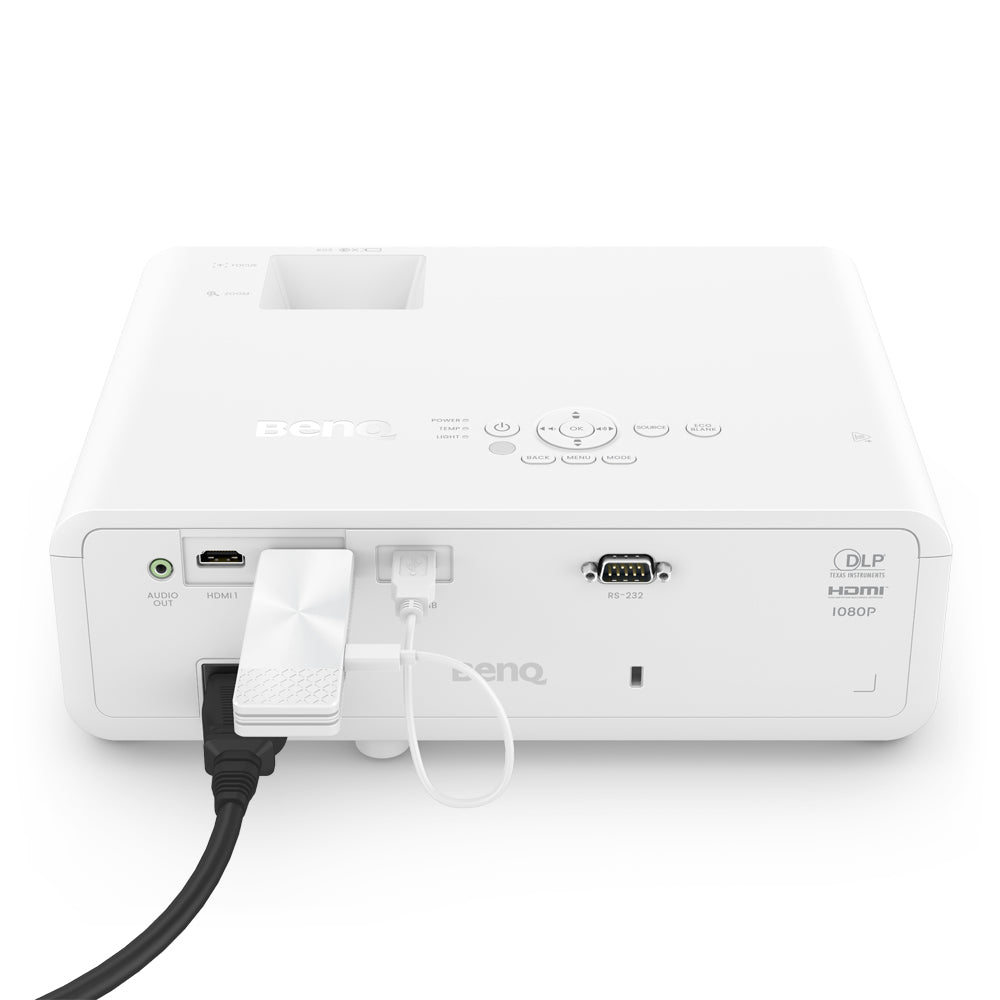 BenQ QP30 sistemas de presentación inalámbricos Mochila Blanco Poder AM8270