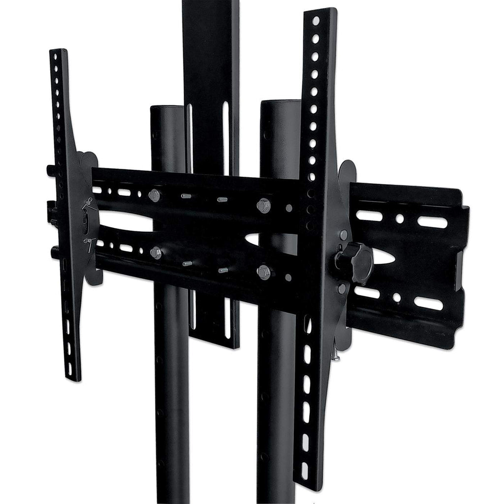 Manhattan Soporte de carrito multimedia económico muebles y soportes para dispositivos multimedia Negro Carro multimedia 55 kg 5 kg