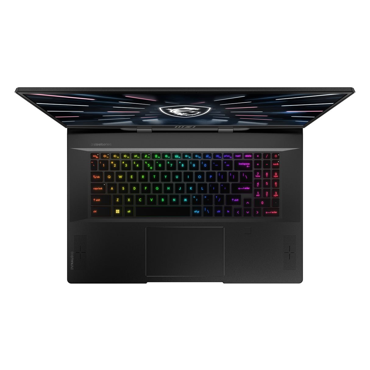 MSI Gaming GS77 12UE-046 Stealth Intel® Core™ i7 i7-12700H Computadora portátil 43.9 cm (17.3") Full HD 16 GB DDR5-SDRAM 1 TB SSD NVIDIA GeForce RTX