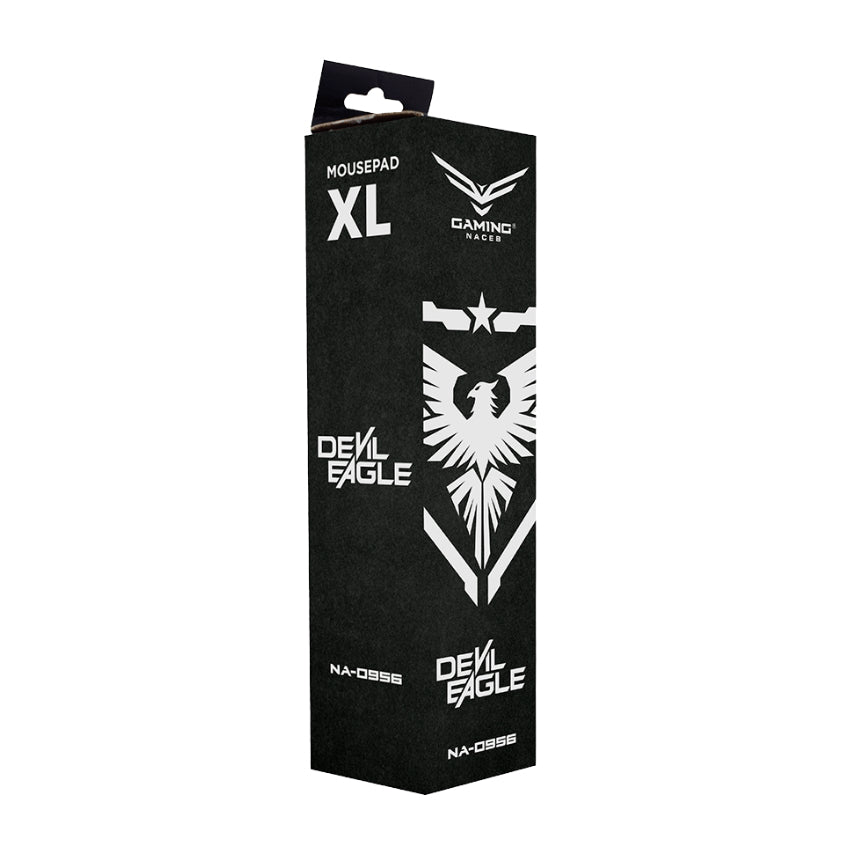 Naceb Technology XL control Alfombrilla de ratón para juegos Negro, Blanco