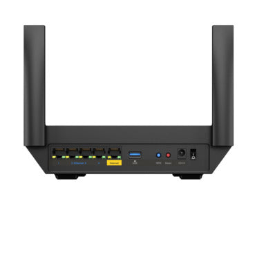 Linksys Hydra Pro 6 router inalámbrico Gigabit Ethernet Doble banda (2,4 GHz / 5 GHz) Negro, Wi-Fi 6 (802.11ax), Router