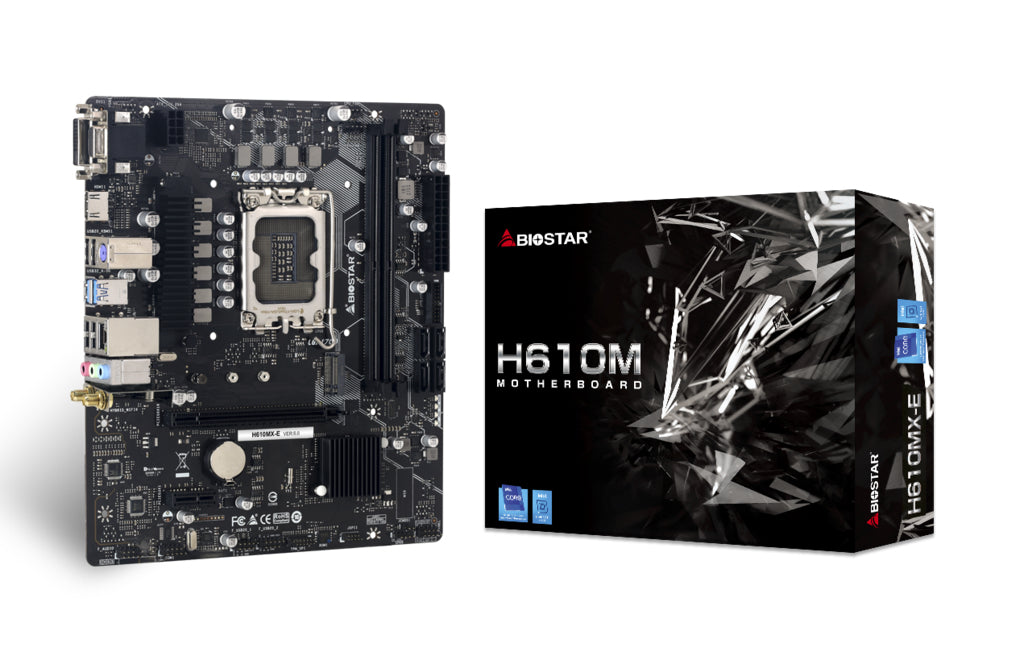Biostar H610MX-E placa base Intel H610 LGA 1700 micro ATX