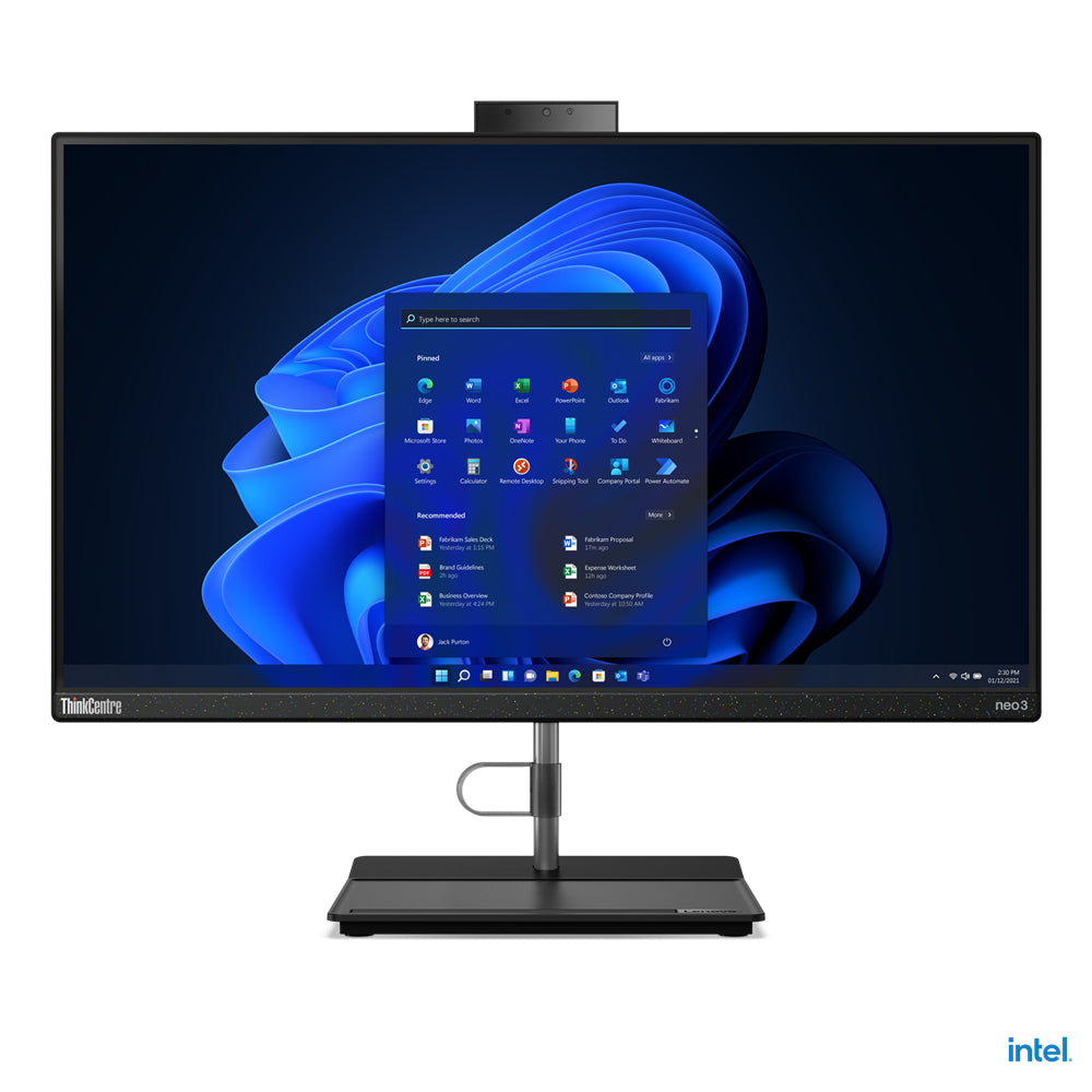 Lenovo ThinkCentre neo 30a all-in-one pcs 60,5 cm (23.8") 1920 x 1080 Pixeles Full HD 16:9