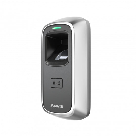 Anviz M5 Plus Lector de control de acceso básico Negro, Plata, Lector de huella digital, Lector de código de acceso, Wif
