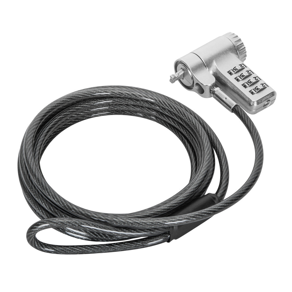 Targus ASP96RGLX Cable Plata Monitor, Portátil, PC Cerradura con combinación 10000