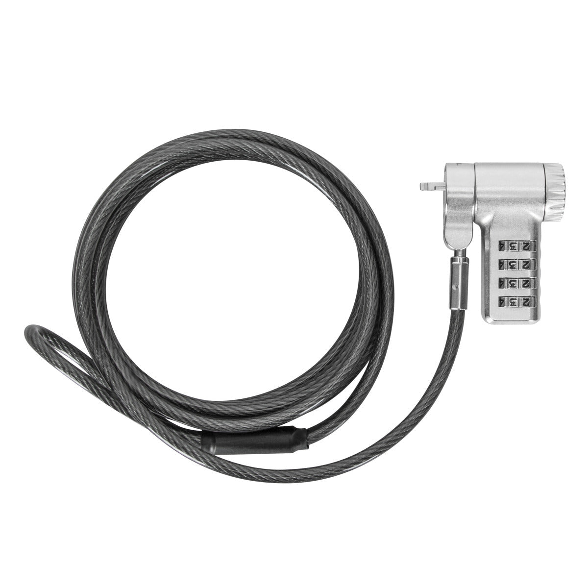 Targus ASP96RGLX Cable Plata Monitor, Portátil, PC Cerradura con combinación 10000