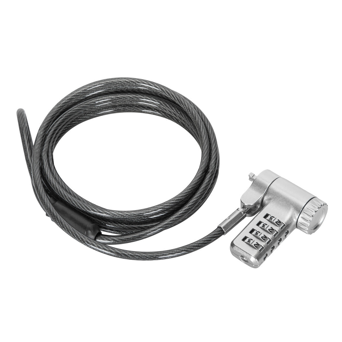 Targus ASP96RGLX Cable Plata Monitor, Portátil, PC Cerradura con combinación 10000