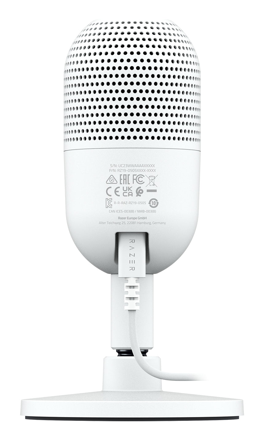 Razer RZ19-05050300-R3U1 micrófono Blanco Micrófono de mesa, 110 Db, 20 - 20000 Hz, 24 Bit